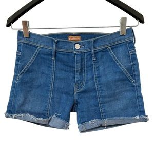 MOTHER Jeans Shorts Hazer in Maiden & the Unicorn Wash Size 27